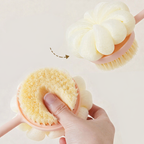 2-in-1 Long Handle Bath Brush & Loofah