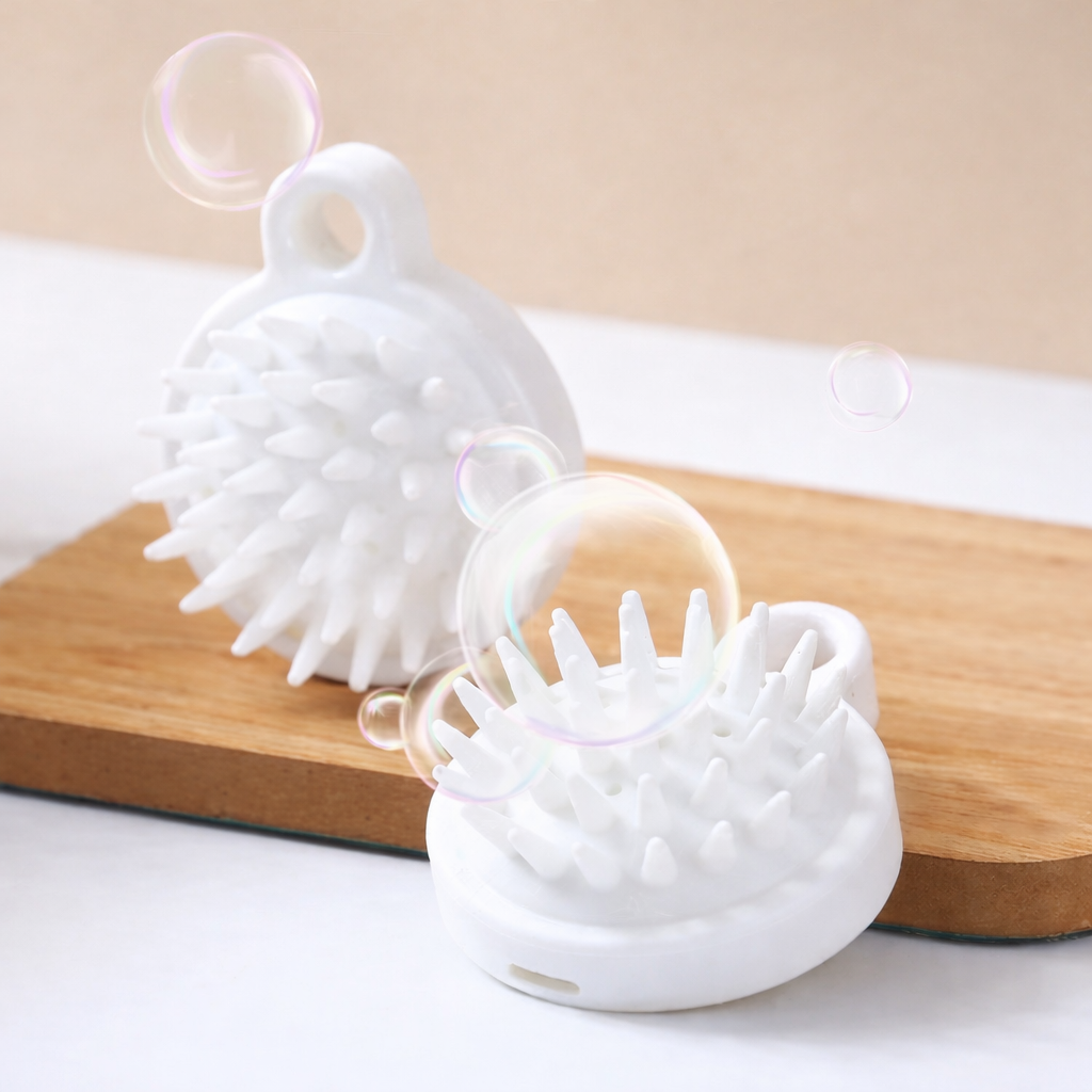 Silicone Scalp Massager & Shampoo Brush