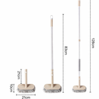 Adjustable Long-Handle Floor Brush