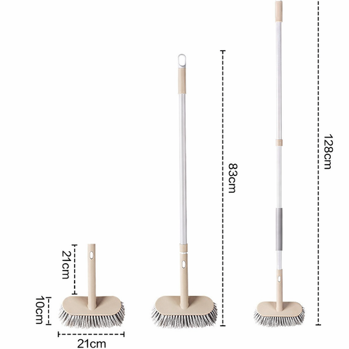 Adjustable Long-Handle Floor Brush