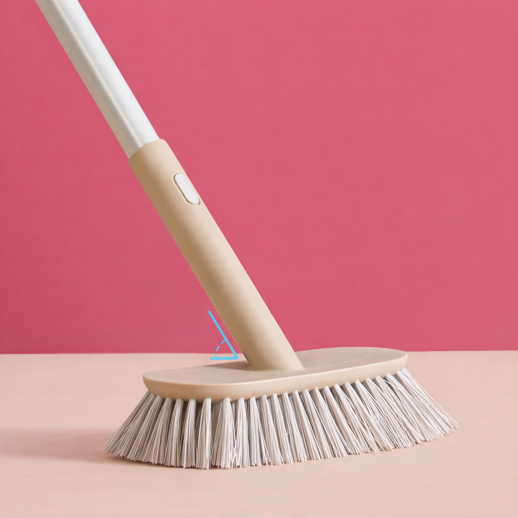 Adjustable Long-Handle Floor Brush